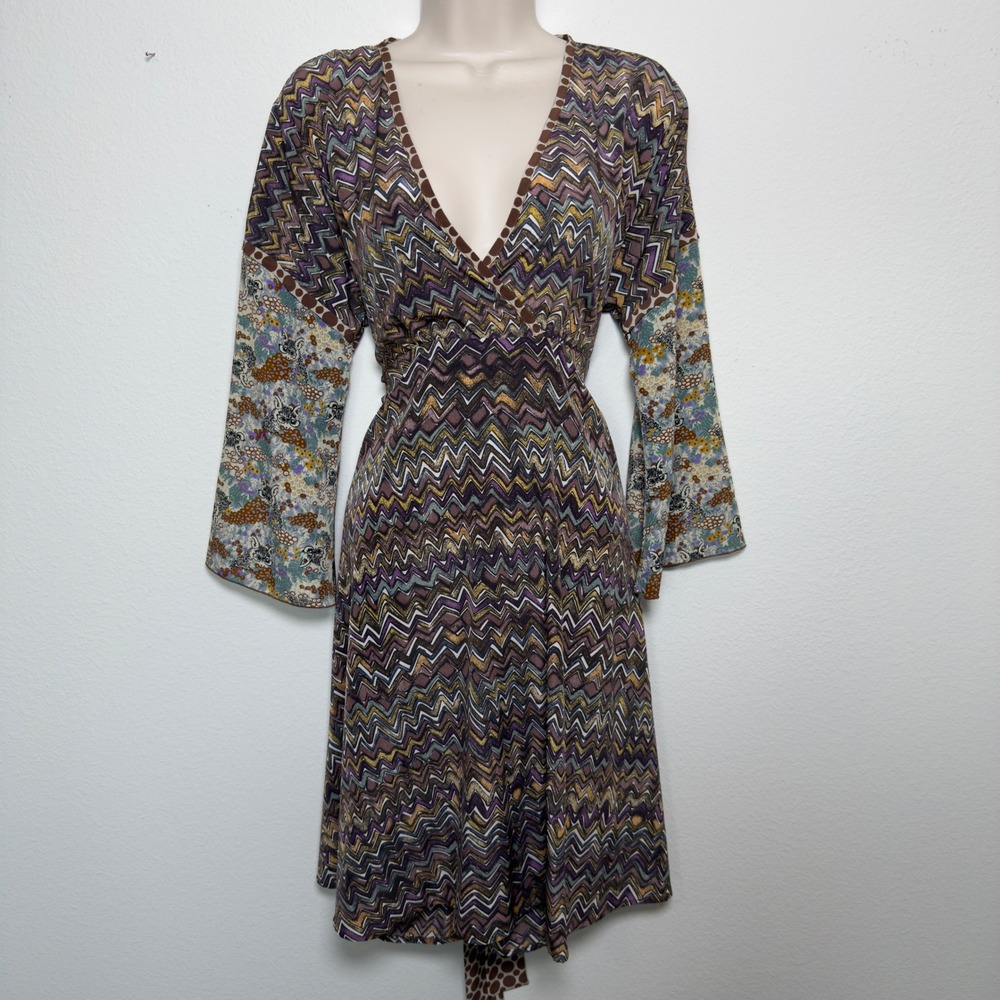 Anthropologie Uncle Frank Women Bohemian Dress Small Flare 70s Hippie Goblincore